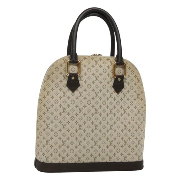 LOUIS VUITTON Monogram Mini Alma Haut Hand Bag Khaki M92203 LV Auth ep8029 - Picture 1 of 16